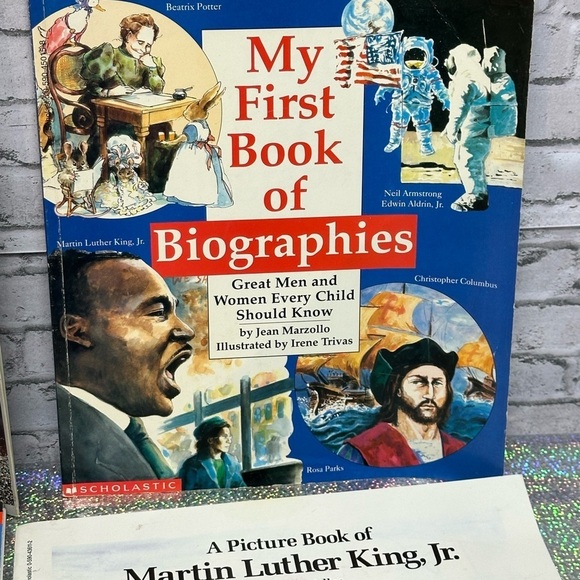 Biographies Lot of 5 Books Great Men and Women in History Martin Luther King Jr. - Picture 5 of 16